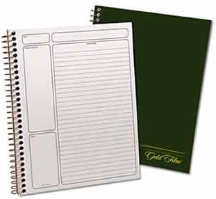 TOP20816 UNITED STATIONERS (OP) NOTEBOOK,GFC PRJ PLNR,WHT