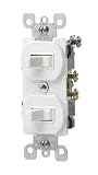 LEVITON R42-05241-OWS COMBINATION TOGGLE