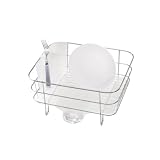 simplehuman Dish Rack, Compact, Stainless Steel