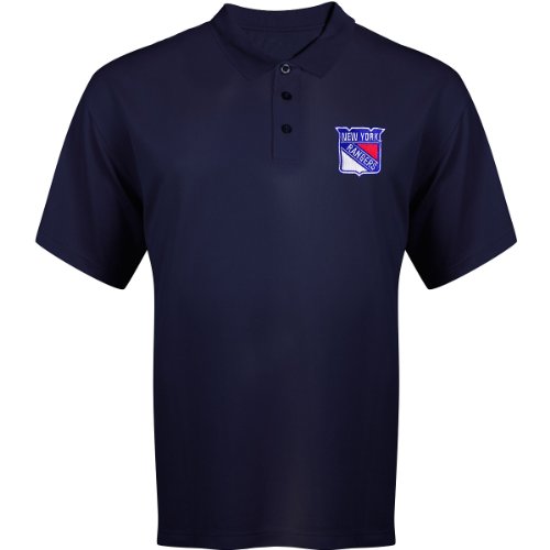 Majestic New York Rangers Big & Tall Synthetic Polo Shirt Xxx-Large Tall