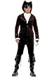 7PC Buccaneer Includes Hat Scarf Hook Ruffled Shirt Velvet Coat Boot Cover