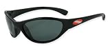 SOS Belize Scuba Dive Optics Black Polarized Sunglasses - Smoke/Amber/Blue Lens Color
