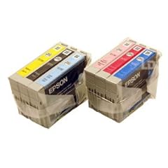 6 Pack (Full Set) Genuine Epson 79 Ink Cartridges for Epson stylus Photo 1400 Printer T079120, T079220,          T079320, T079420, T079520, T079620 