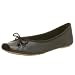 Jessica Simpson Women's Leve Ballet Flat,Black Western,9 M
