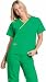 Urbane Original Criss Cross V-Neck Scrub Top Scrub Top Solids