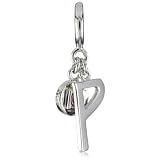 ELLE Jewelry Charms P Initial Sterling Silver 