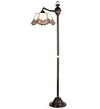 62H Mariposa Bridge Arm Floor Lamp