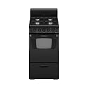 Amana AGG222VDB 20 Freestanding Gas Range 4 Sealed Burners, Black