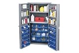 Bin Cabinet Assembled With 20 Inside 64 Door Bins 48inch Wide