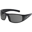 Suncloud Optics Atlas Injected Frames Polarized Outdoor Sunglasses w/ Free B&F Heart Sticker - Matte Black/Gray