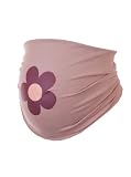 Maternity Belly-band Size 6-10 Flower in beige
