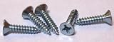 4 X 3/8 Self-Tapping Screws Phillips / Flat Head / Type AB / Steel / Black Zinc / 10,000 Pc. Carton