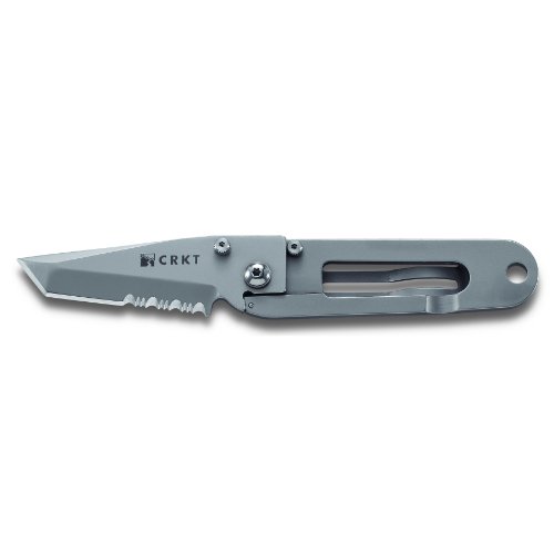 Columbia River Knife and Tool 5510 K.I.S.S. 2.25-Inch Serrated Tanto Blade Knife, Gray Columbia River Knife and Tool 5510 K.I.S.S. 2.25-Inch Serrated Tanto Blade Knife, Gray