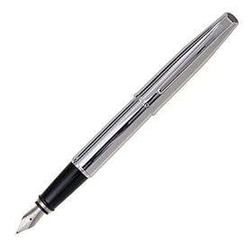Aurora Pens Style Shiny Chrome E10 Fountain Pen