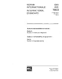 IEC 60706-5 Ed. 1.0 b:1994, Guide on maintainability of equipment - Part 5: Section 4: Diagnostic testing