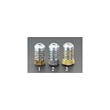 エスコ 35mm/6.0mm軸軸付ブラシ 真鍮製 EA819BK-3