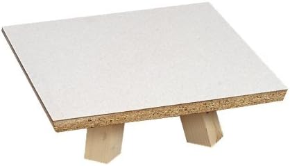Turnette Lacquered Waterproof Turn Table, 12 X 12 in, Wood, Natural