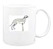 Mug with grey, hound, pet, animal, dog
