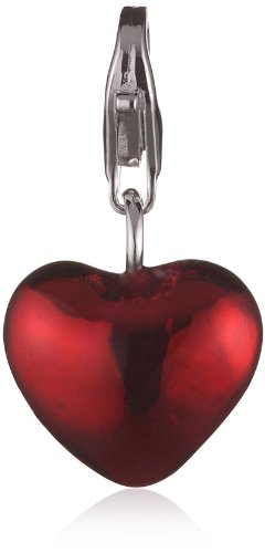 Vinani Damen-Charm Herz rot emailliert 925 Sterlingsilber HHR Preisvergleich
