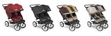 City Elite Double Stroller-Red Sport