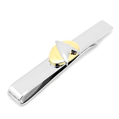  Cufflinks Inc Two Tone Star Trek Delta Shield Tie Bar (ST-SHD2-TB)