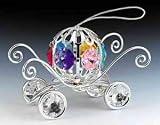 Cinderella Coach Carriage Ornament, w/ Swarovski Prisms