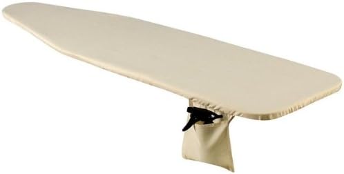 Household Essentials Home Indoor Laundry Clothes Ironing Board Cover Natural With Bungee Cord and Storage Pocket