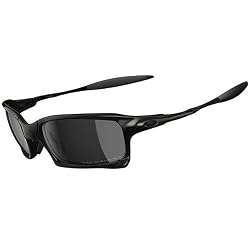 Oakley X-Squared Men's Polarized Active Casual Sunglasses - Polished Carbon/Black Iridium