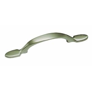 Click here to buy Amerock BP1908-G10 Metal Finishes Pull with 3-Inch Centers, Satin Nickel.