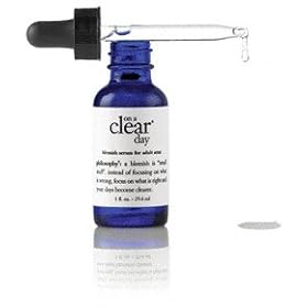 philosophy - on a clear day - salicylic/glycolic acid blemish serum.