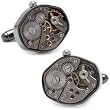 Gunmetal Watch Movement Cufflinks