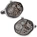 Gunmetal Watch Movement Cufflinks