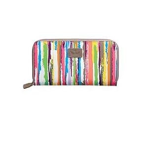 Baekgaard Leather Hold Everything Wallet in New Watercolors Limited Edition.