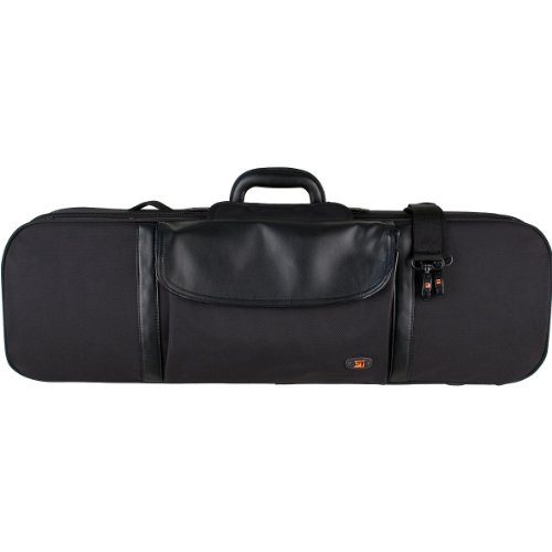 Pro Tec HS2167W Professional Viola PRO PAC Case (Up to 17.5-Inch) - Black/Wine Interior