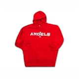 Anaheim Angels MLB Authentic Collection Stack Hooded Sweatshirt (Team Color) by Majestic Athletic