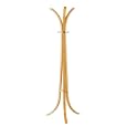 Coaster FN-3057 Wooden Cherry Finish Coat Rack with Umbrella Stand