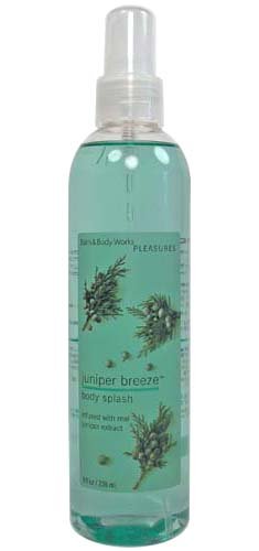 Bath & Body Works Juniper Breeze Pleasures Collection Splash 8 fl oz (236 ml)