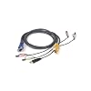 IOGEAR G2L5302U - keyboard / mouse / video / audio cable - 6 ft ( G2L5302U )