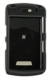 BlackBerry Storm 9500 9530 Black Rubber Feel Hard Case+Belt Clip+Screen Protector