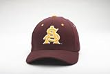 Arizona State Sun Devils AS Maroon ZH Flex Fit Hat - Small