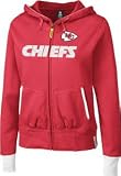 Kansas City Chiefs Women's Chant Red Full Zip Hooded Sweatshirt