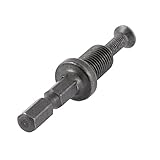 uxcell ドリルチャックアダプター　メタル製　グレー　ドリルビット　6mmシャフト径