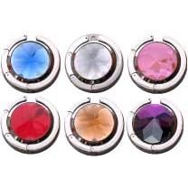 6 Piece Crystal Folding Mixer - Amber, Blue, Clear, Pink, Purple & Red w/pouches & Gift Boxes