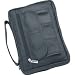 Embassy Black Solid Genuine Leather Bible Cover Zippered Main Pocket Hand Strap Pen Holder