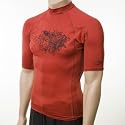 Limited edition O'Neill men's graphic short sleeve rashguard XS Men's Dark red