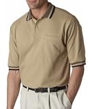 Adult Essential Bird's-Eye-Trim Pique Polo with Pocket