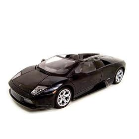 Lamborghini Murcielago Roadster Black Diecast Model 1:18 Die Cast Car by Motormax