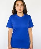 American ApparelFinest Quality Tailored Fit Short Sleeve T-Shirt - Royal Blue 2XL