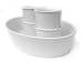 Pillivuyt Try Me set with Small Oval Baker with Bonus Set of 4 Deep Pleated Ramekins