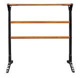 Authentic Models Free Standing Wooden Campaign Towel Rack Stand
